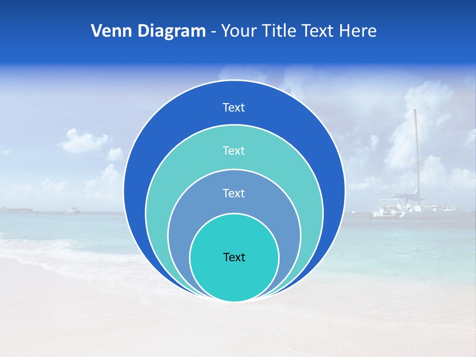 Shore Background Paradise PowerPoint Template