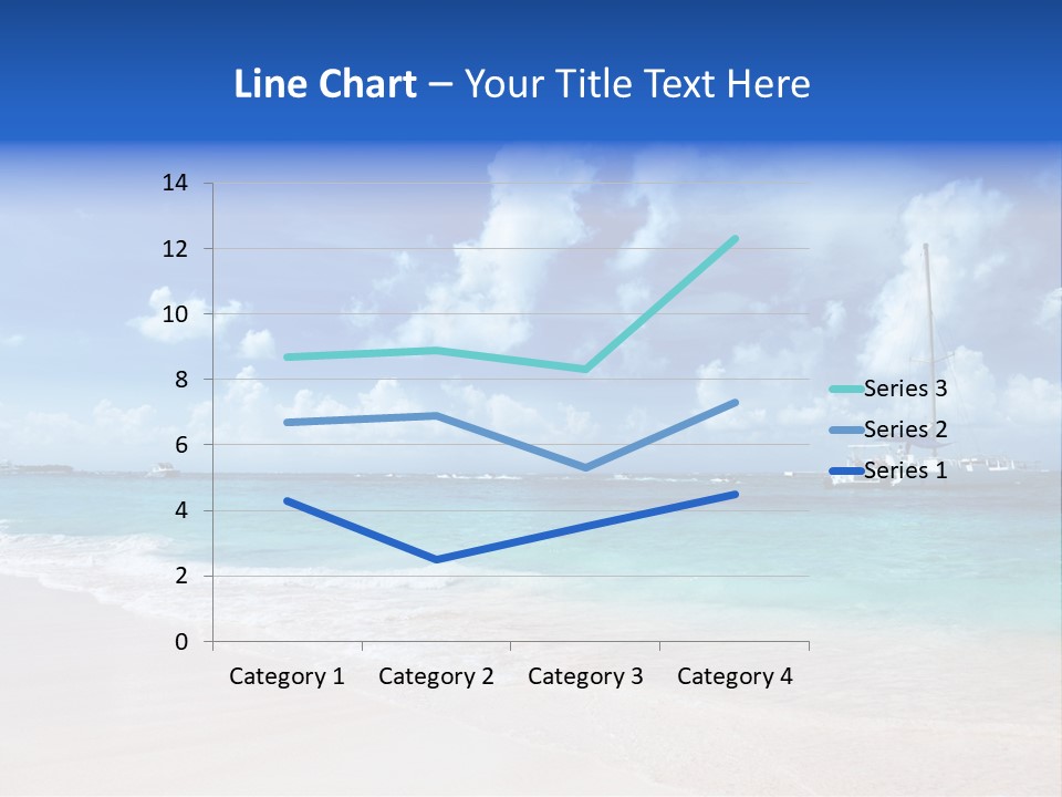 Shore Background Paradise PowerPoint Template