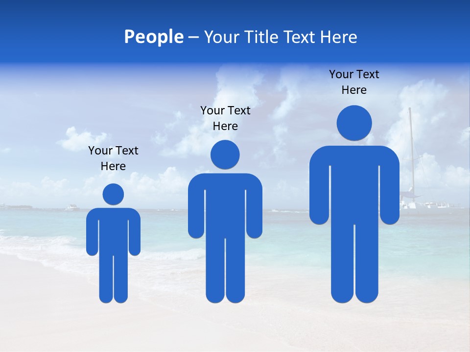 Shore Background Paradise PowerPoint Template