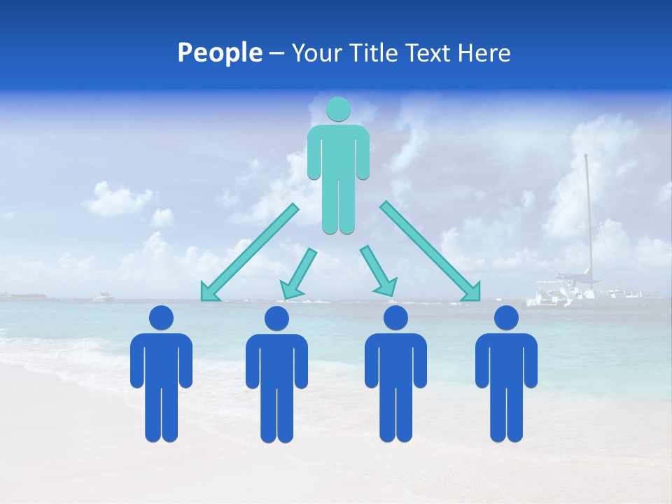 Shore Background Paradise PowerPoint Template