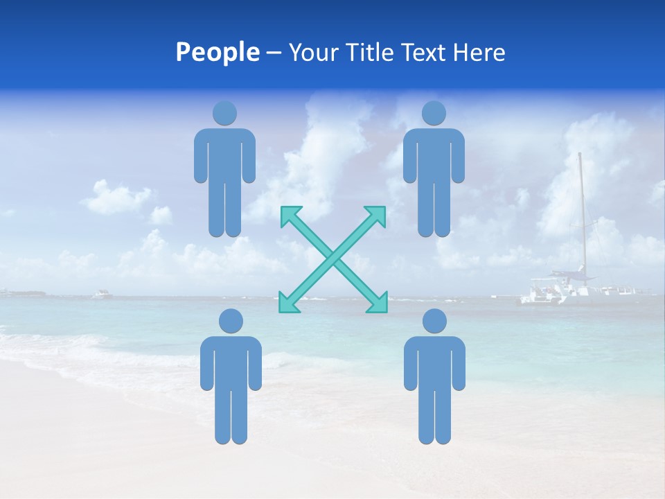 Shore Background Paradise PowerPoint Template