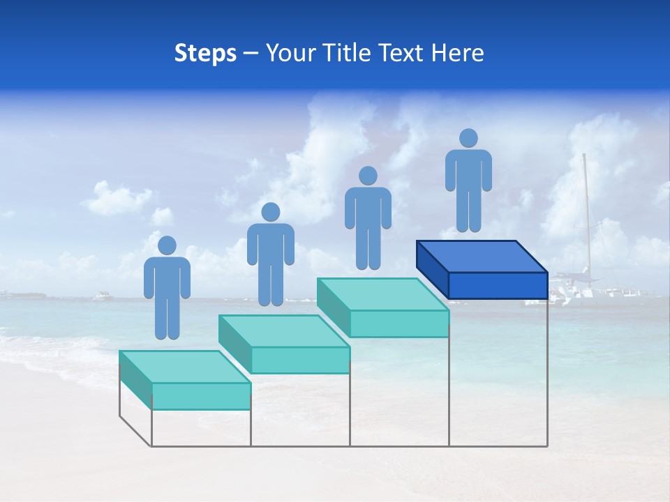 Shore Background Paradise PowerPoint Template