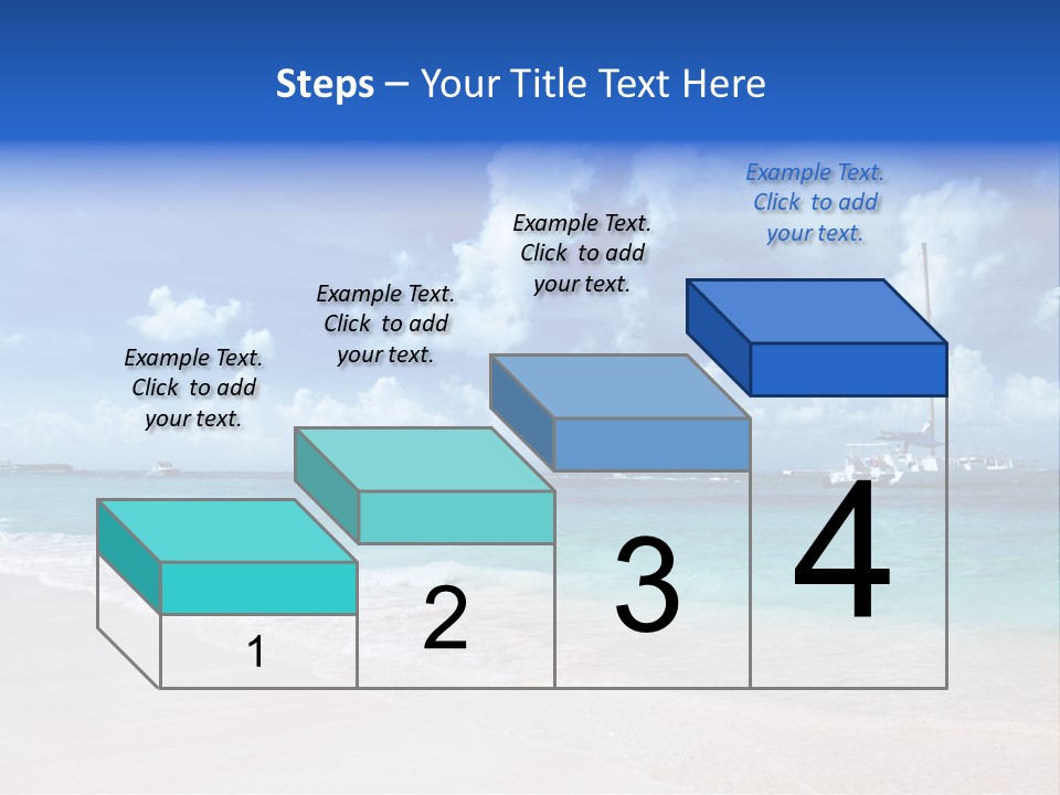 Shore Background Paradise PowerPoint Template