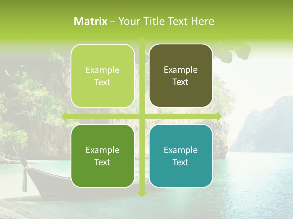 Landscape Travel Sky PowerPoint Template