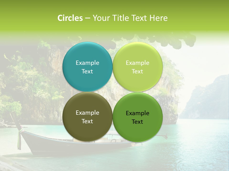 Landscape Travel Sky PowerPoint Template