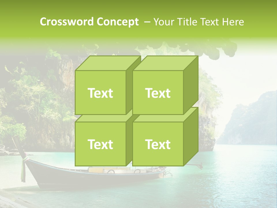 Landscape Travel Sky PowerPoint Template