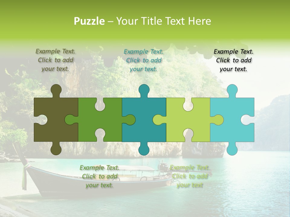 Landscape Travel Sky PowerPoint Template