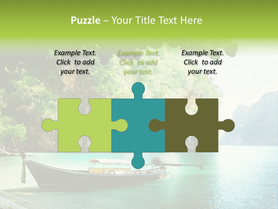 Landscape Travel Sky PowerPoint Template