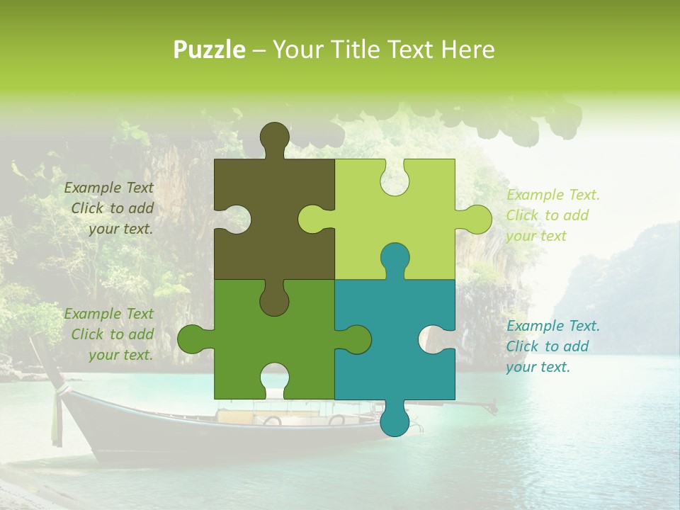 Landscape Travel Sky PowerPoint Template