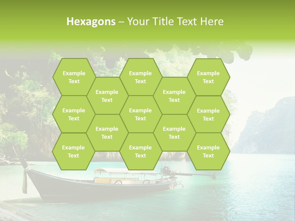 Landscape Travel Sky PowerPoint Template