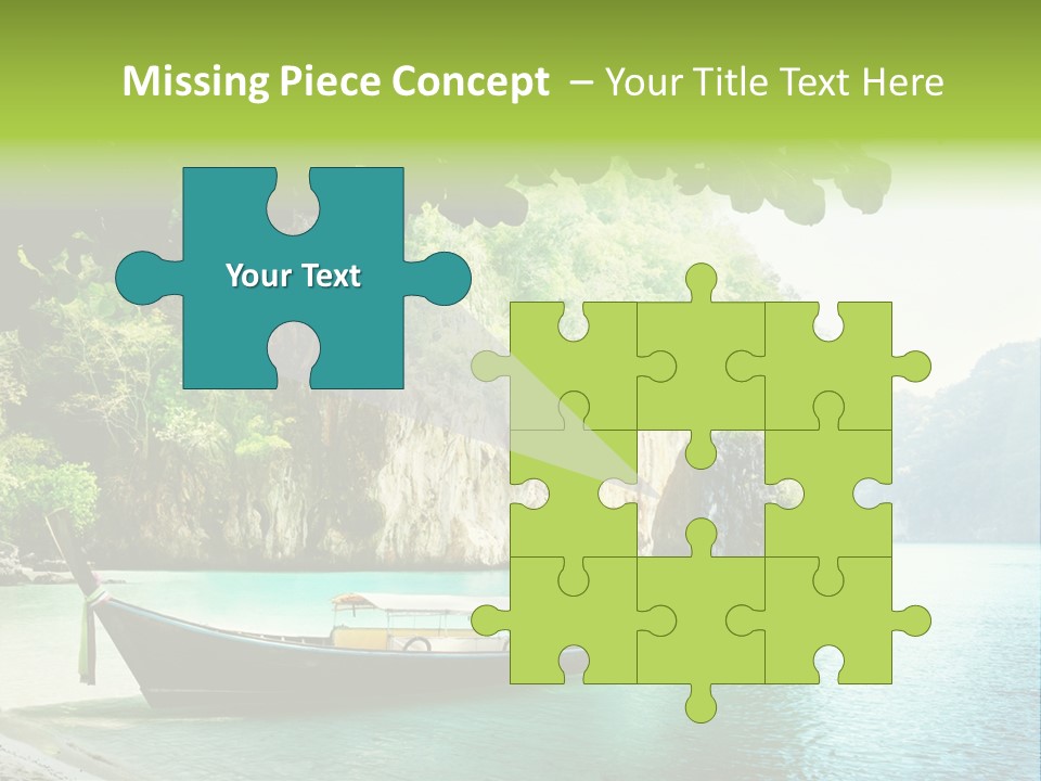 Landscape Travel Sky PowerPoint Template