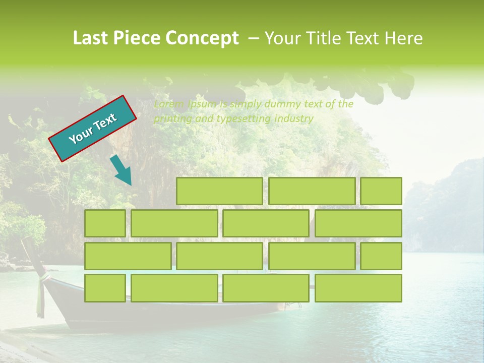 Landscape Travel Sky PowerPoint Template