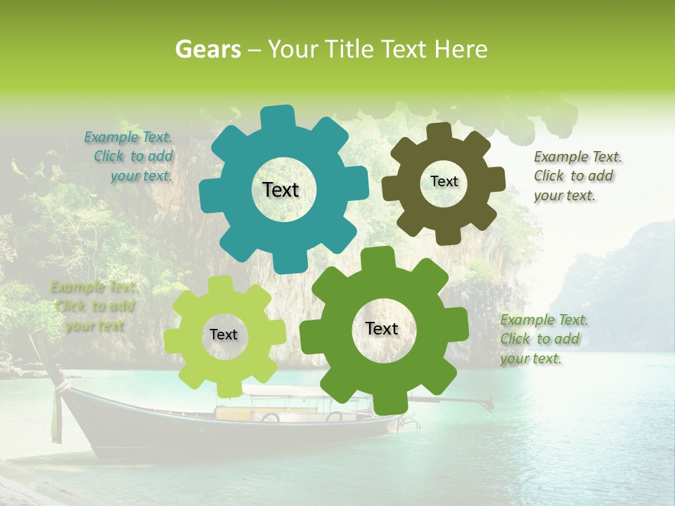 Landscape Travel Sky PowerPoint Template