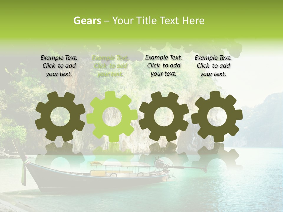 Landscape Travel Sky PowerPoint Template