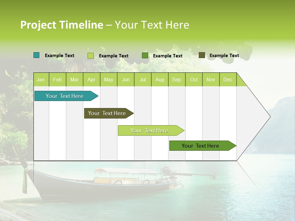Landscape Travel Sky PowerPoint Template