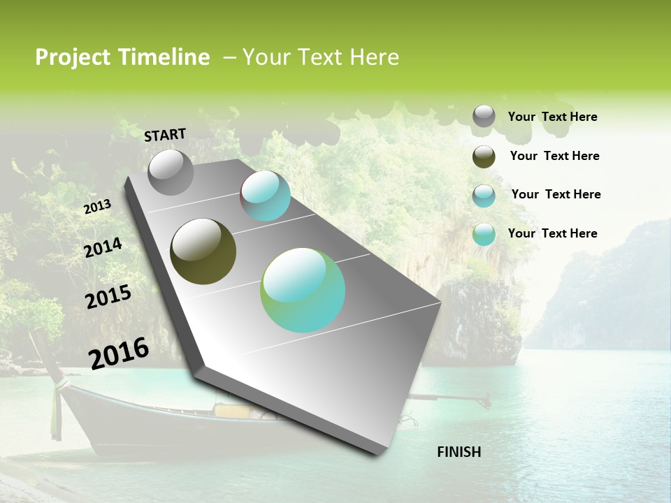 Landscape Travel Sky PowerPoint Template