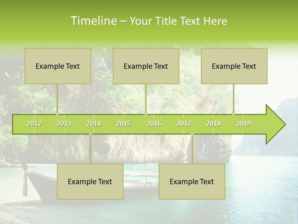 Landscape Travel Sky PowerPoint Template