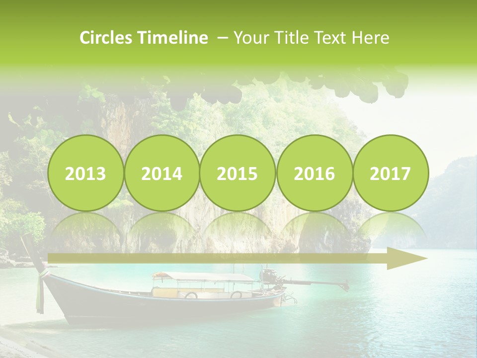 Landscape Travel Sky PowerPoint Template