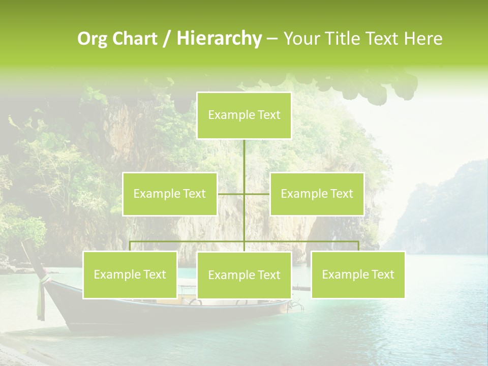 Landscape Travel Sky PowerPoint Template