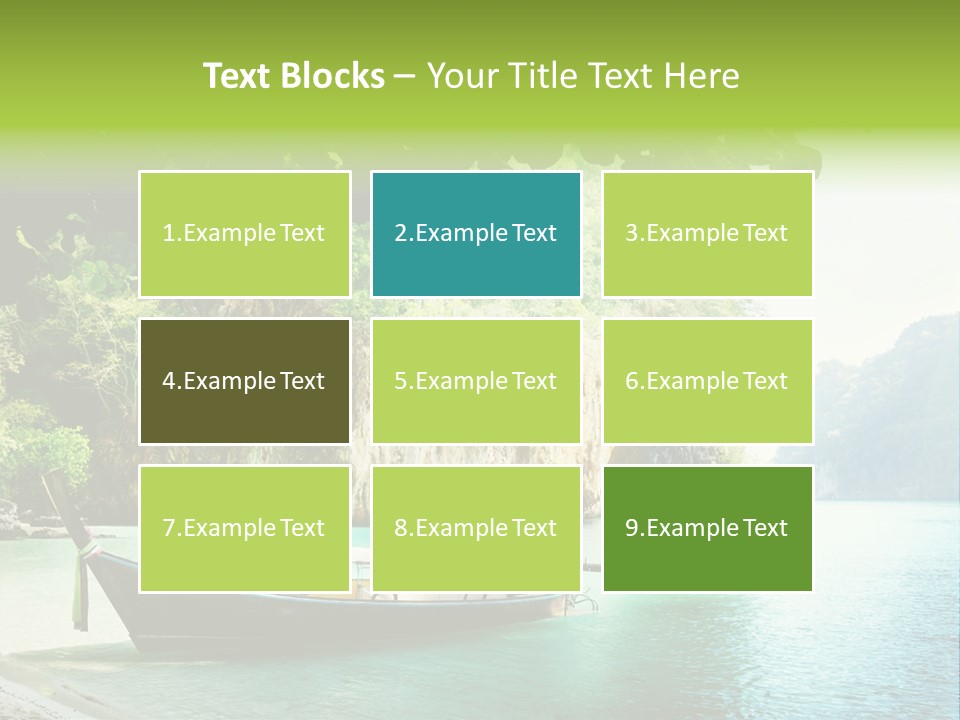 Landscape Travel Sky PowerPoint Template