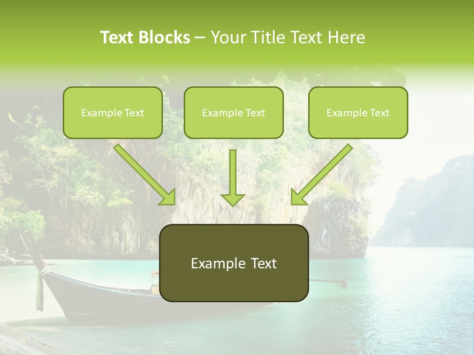 Landscape Travel Sky PowerPoint Template