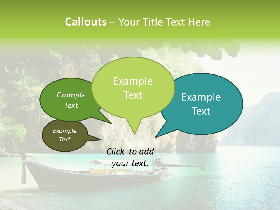 Landscape Travel Sky PowerPoint Template