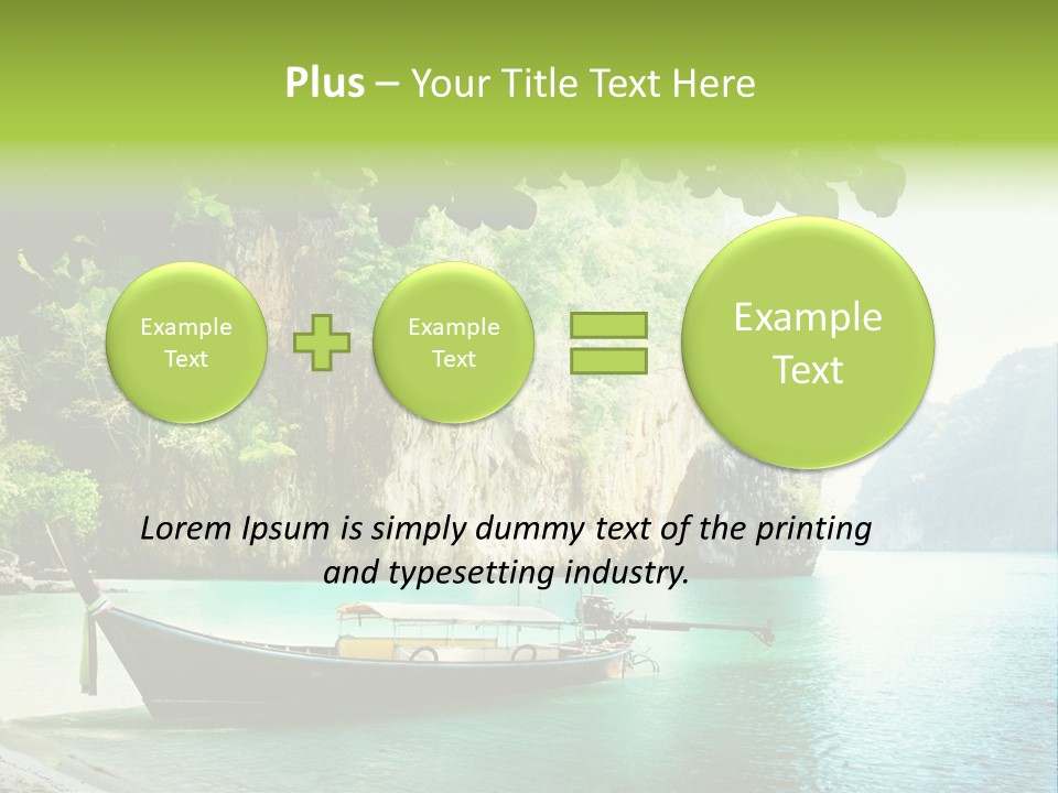 Landscape Travel Sky PowerPoint Template