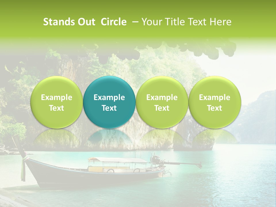 Landscape Travel Sky PowerPoint Template