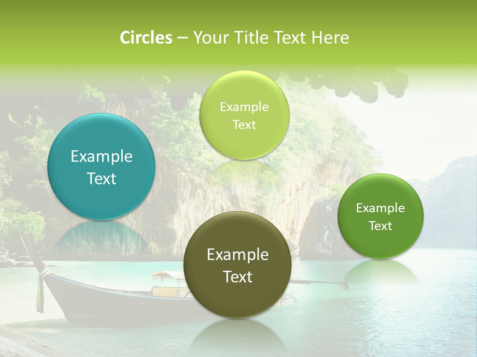 Landscape Travel Sky PowerPoint Template