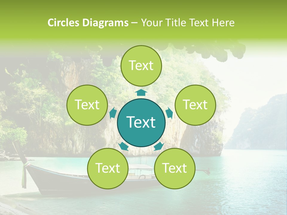 Landscape Travel Sky PowerPoint Template