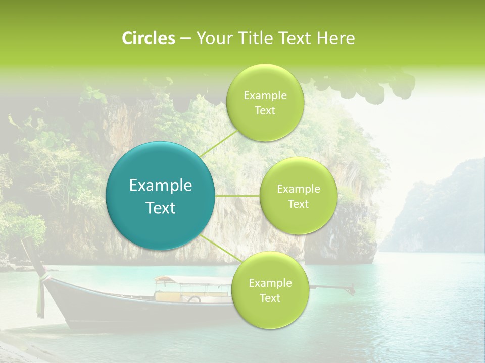 Landscape Travel Sky PowerPoint Template