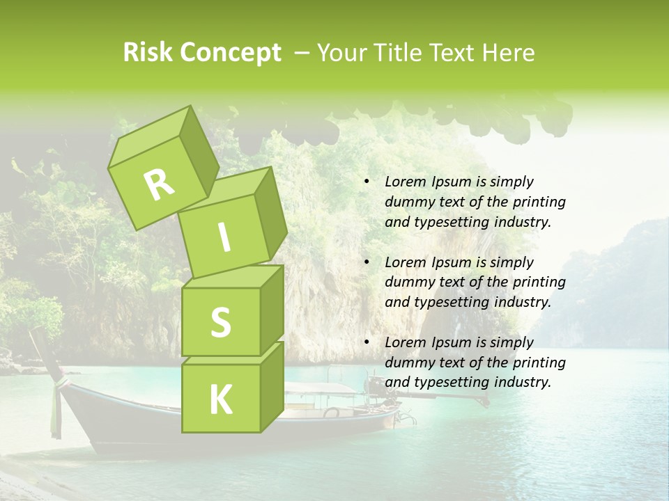 Landscape Travel Sky PowerPoint Template