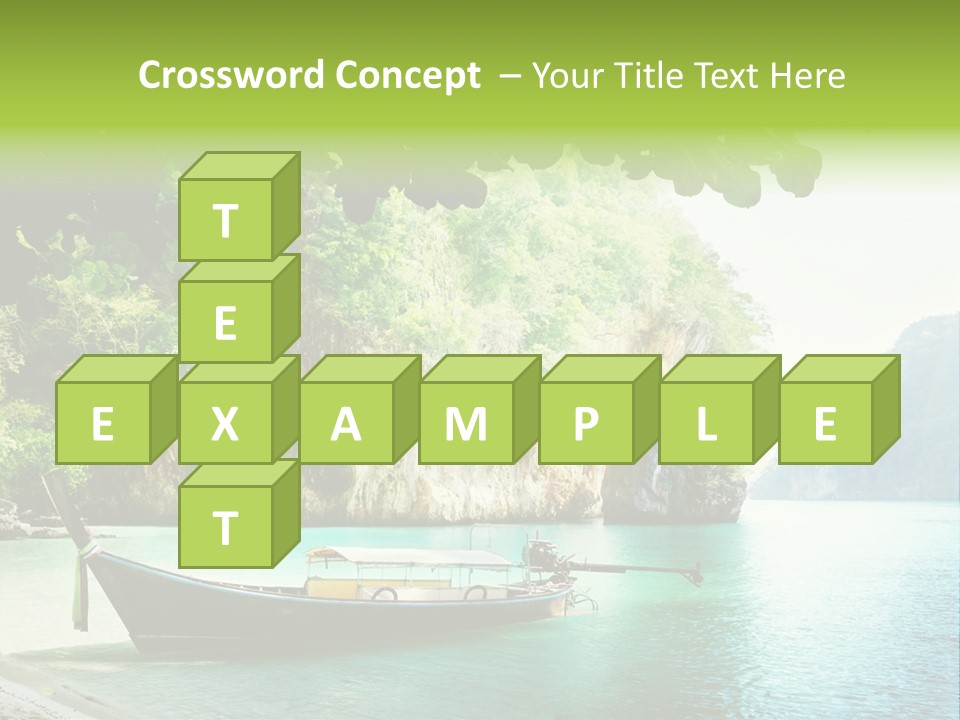 Landscape Travel Sky PowerPoint Template