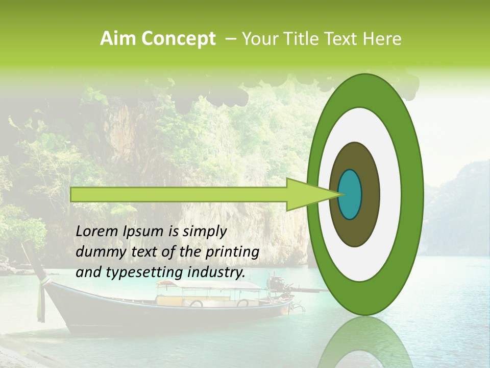 Landscape Travel Sky PowerPoint Template