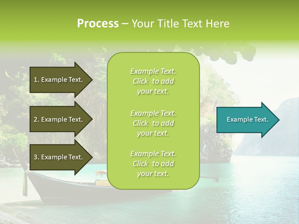 Landscape Travel Sky PowerPoint Template