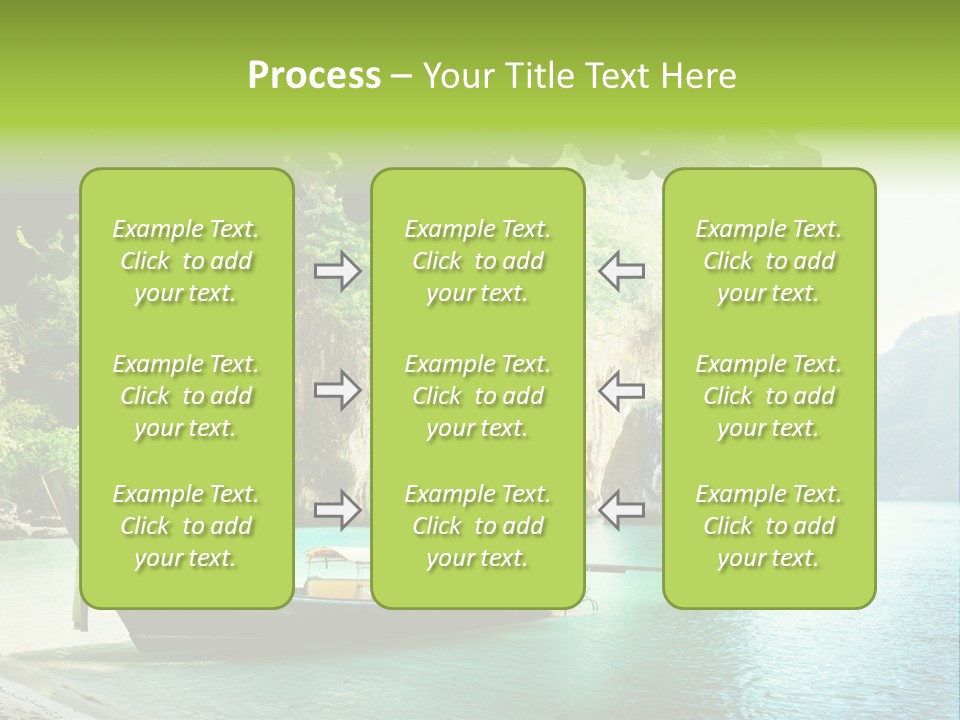 Landscape Travel Sky PowerPoint Template