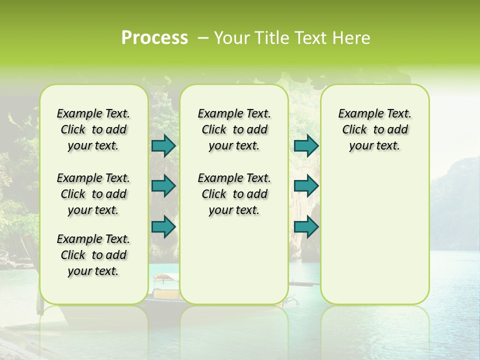 Landscape Travel Sky PowerPoint Template