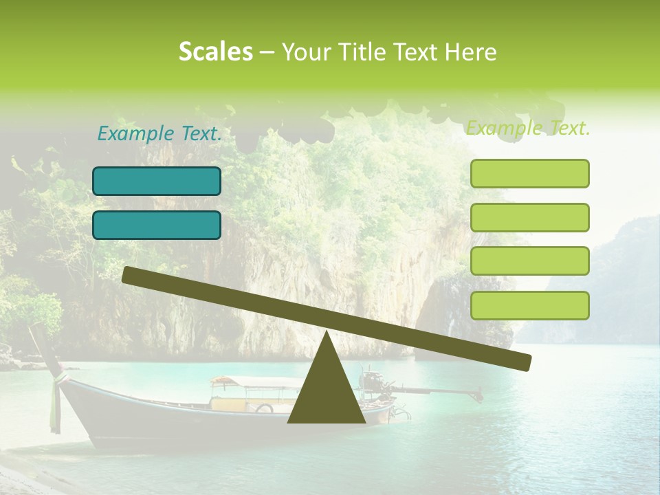 Landscape Travel Sky PowerPoint Template
