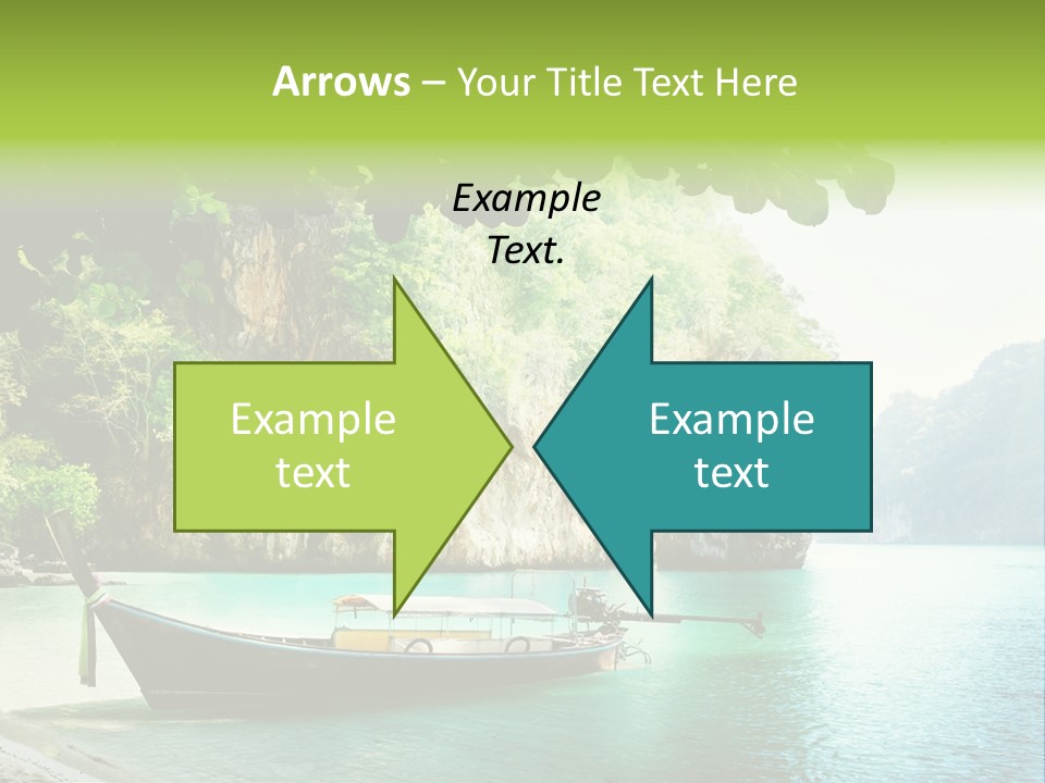 Landscape Travel Sky PowerPoint Template
