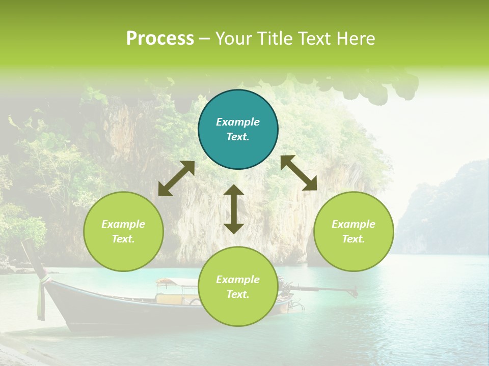 Landscape Travel Sky PowerPoint Template