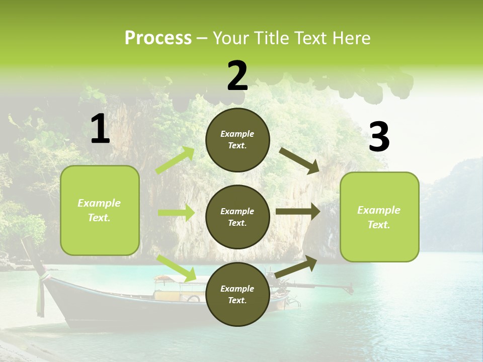 Landscape Travel Sky PowerPoint Template