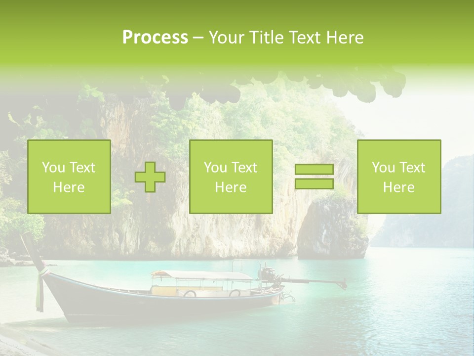 Landscape Travel Sky PowerPoint Template