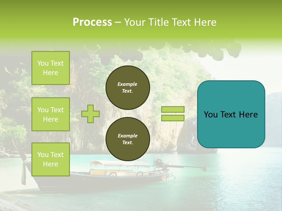 Landscape Travel Sky PowerPoint Template