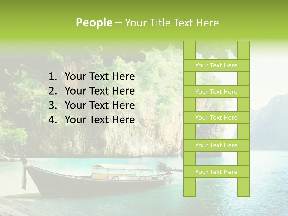 Landscape Travel Sky PowerPoint Template