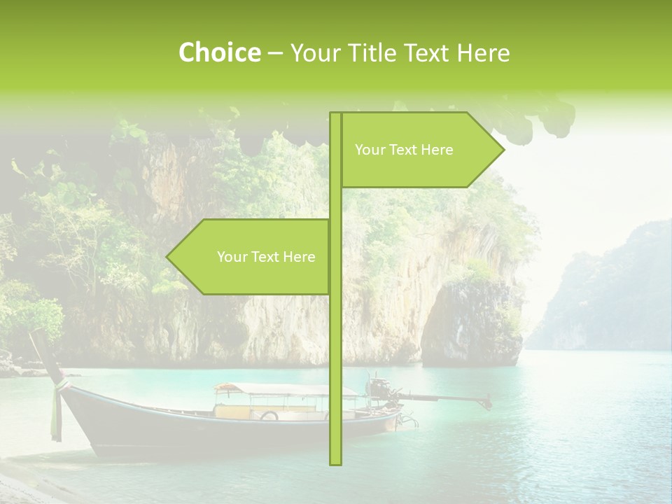 Landscape Travel Sky PowerPoint Template