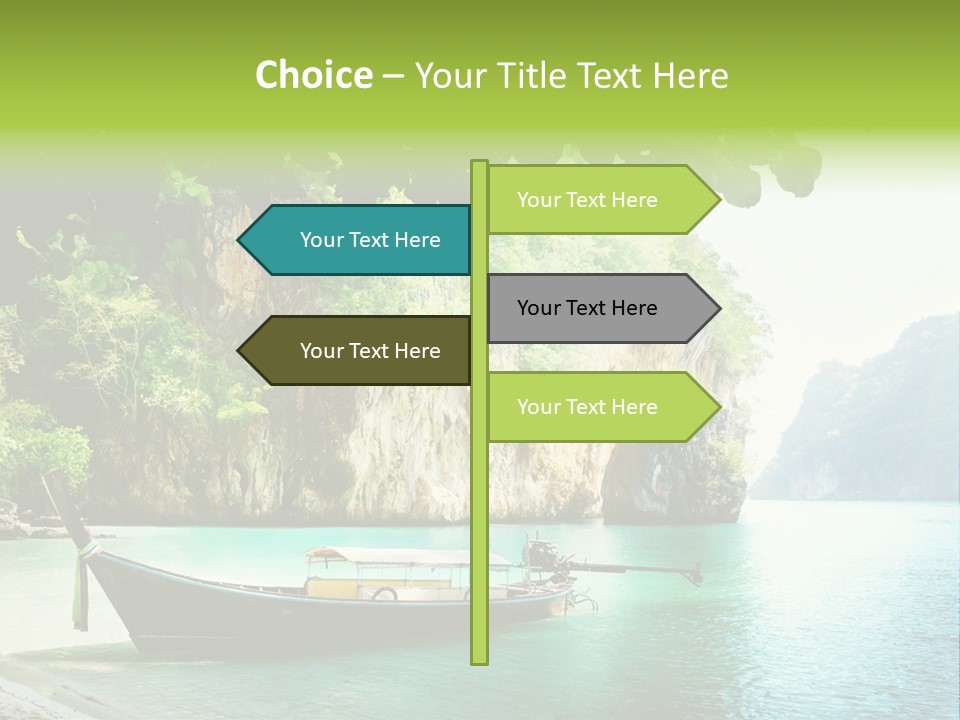 Landscape Travel Sky PowerPoint Template