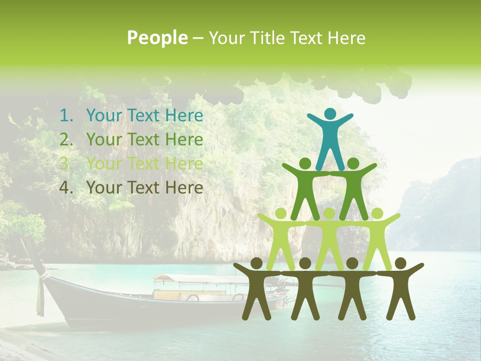 Landscape Travel Sky PowerPoint Template