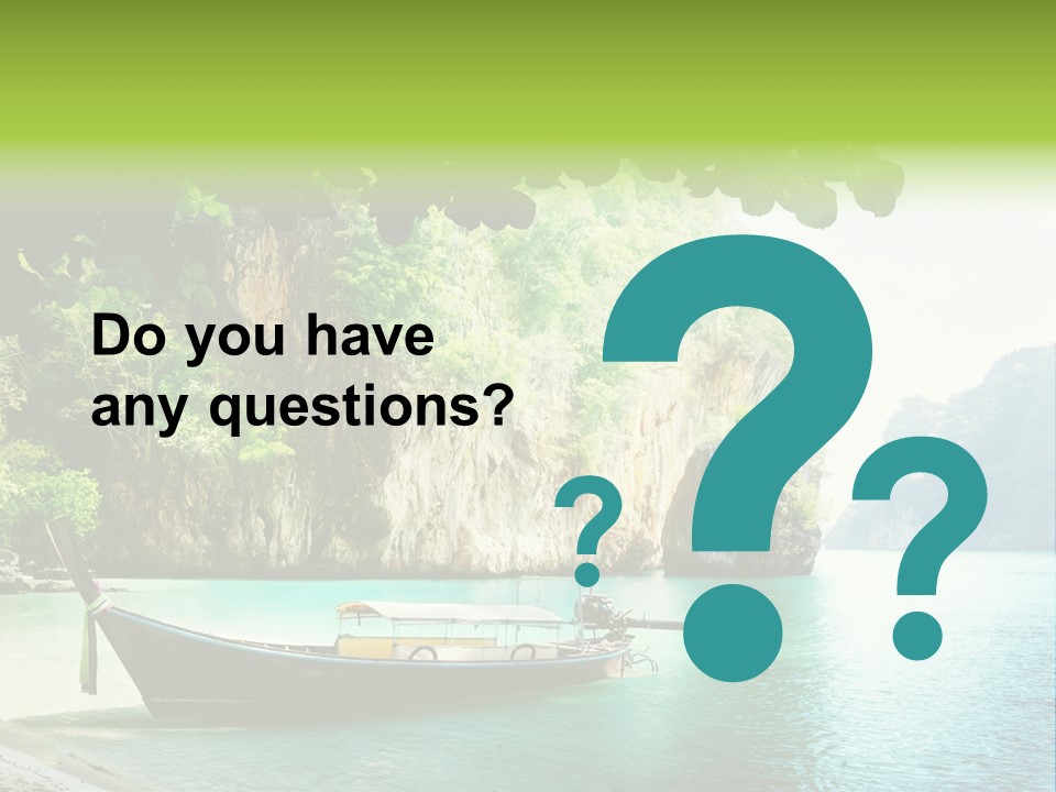 Landscape Travel Sky PowerPoint Template