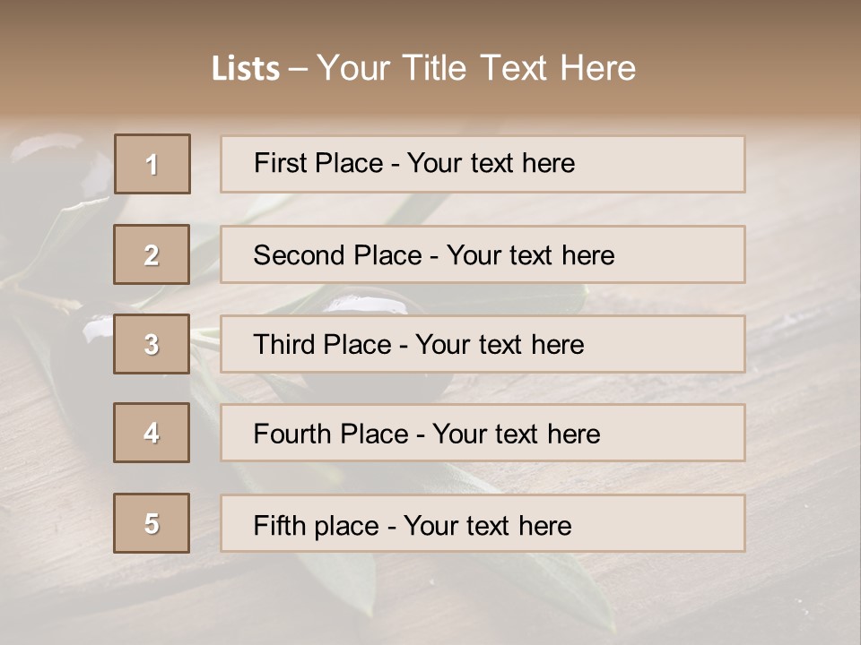 Treatment Food Spain PowerPoint Template