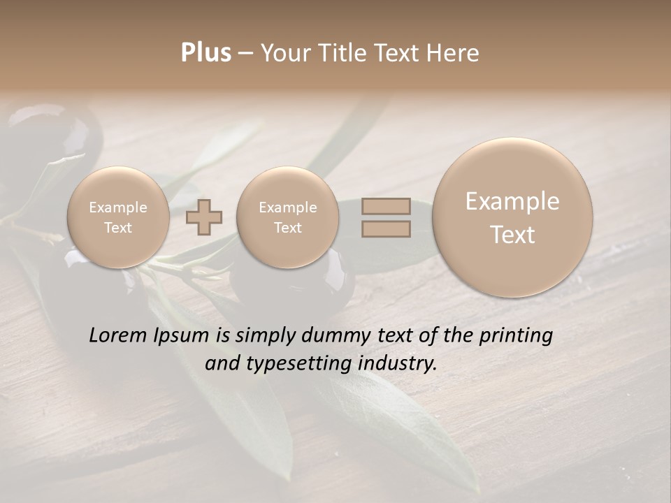 Treatment Food Spain PowerPoint Template